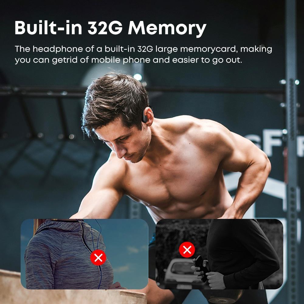 IPX8 Waterproof Swimming Headphones